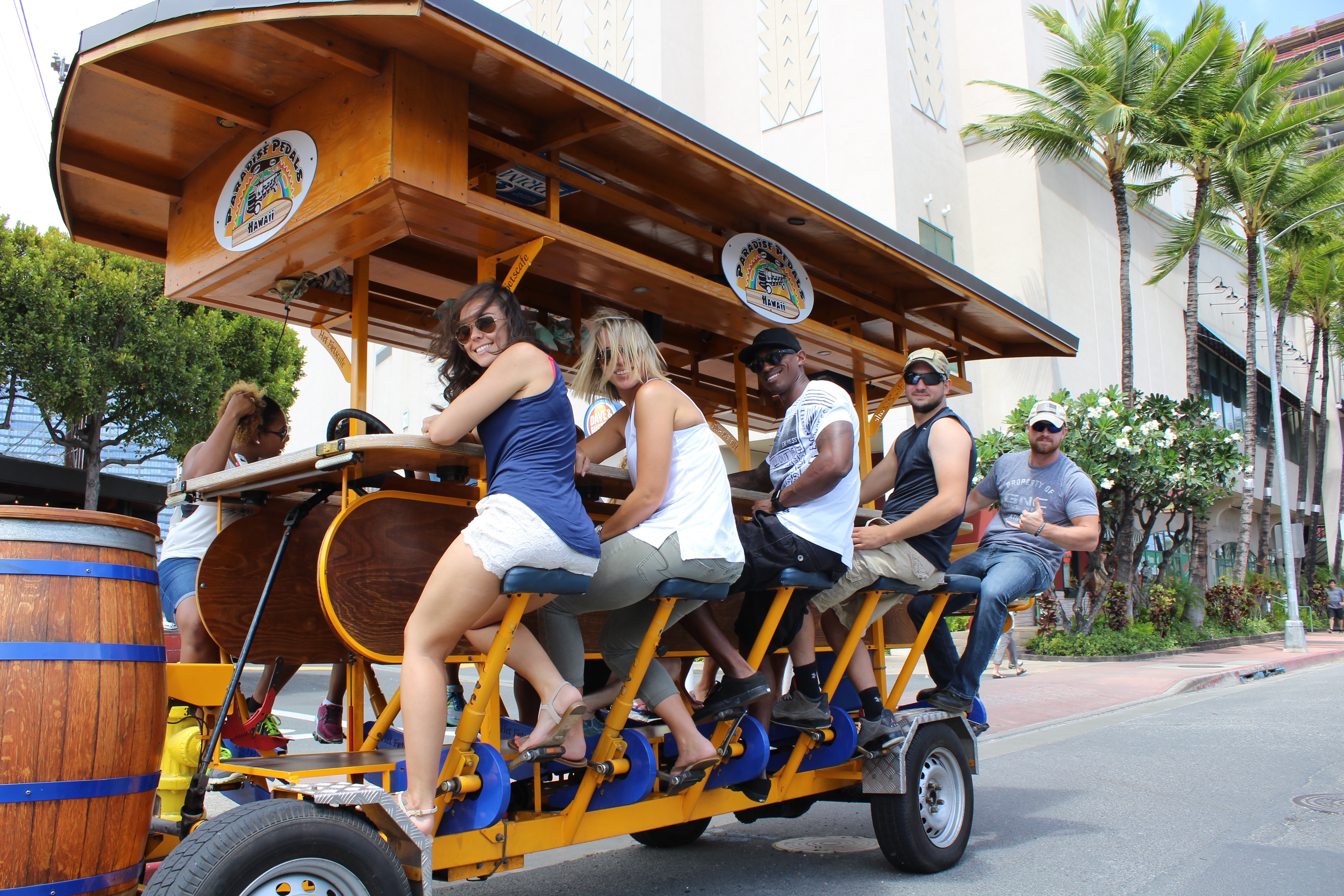 beer pedal bike